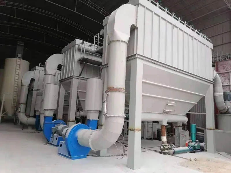 Ring roller grinding mill and classifier equipment installed on site